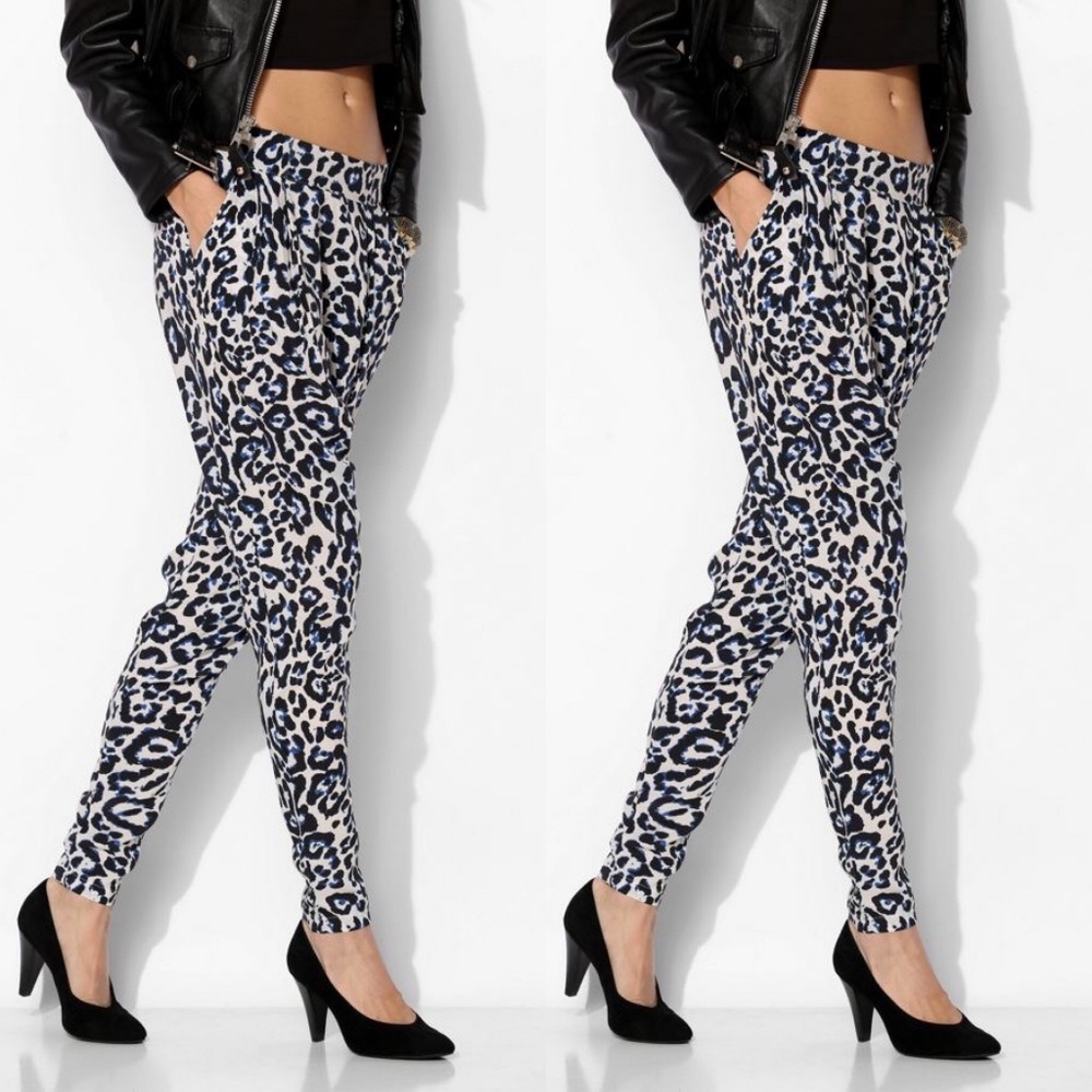 Just Female ASOS UO Cheetah Leopard Harem Drop Pants